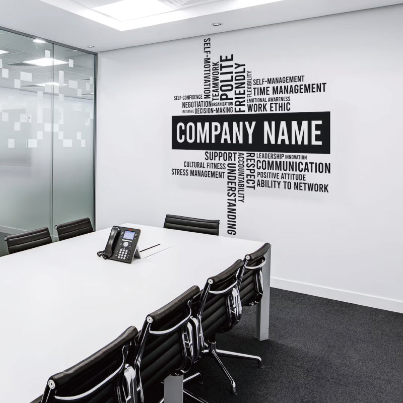 Office Furniture Names - Adesivo de parede de vinil com