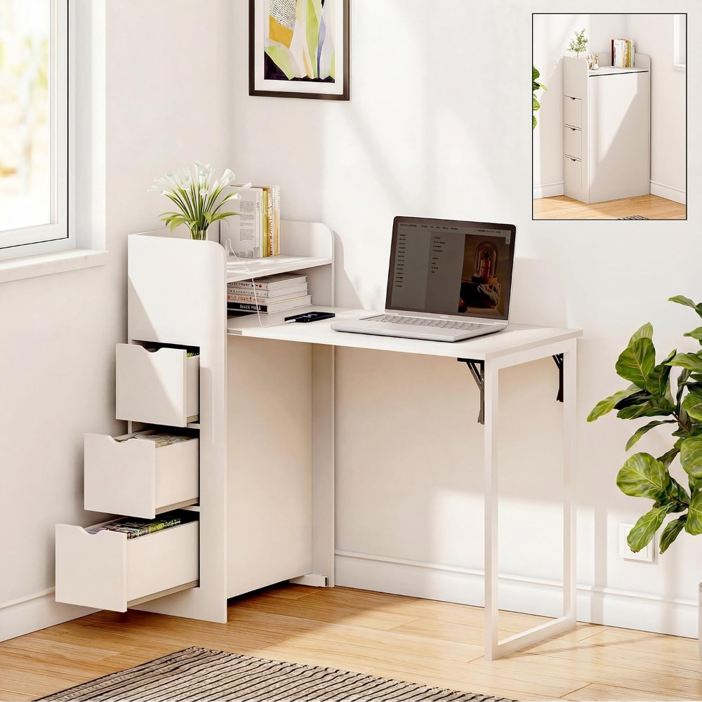 Wall Mounted Desk Fold - Mesa Dobrável Montada na Parede, Mesa