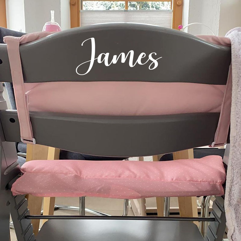 Office Furniture Names - Nome personalizado cadeira alta adesivo decalque