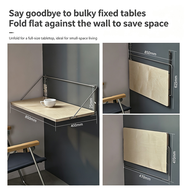 Mesa Dobrável Compacta de Aço  - Wall Mounted Desk Fold avaliação e preço