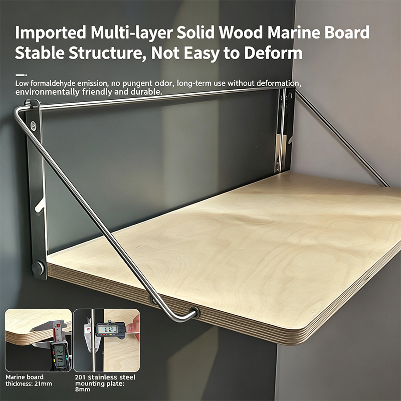 Mesa Dobrável Compacta de Aço  - Wall Mounted Desk Fold avaliação e preço