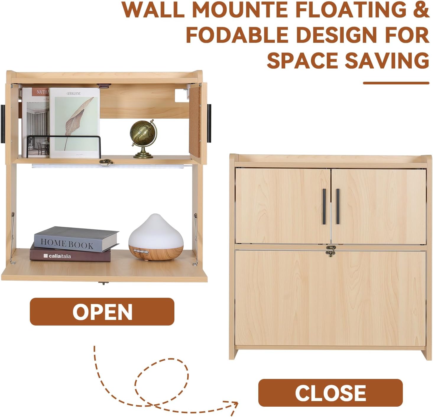 Mesa de Parede ARTETHYS Dobráv - Wall Mounted Desk Fold avaliação e preço