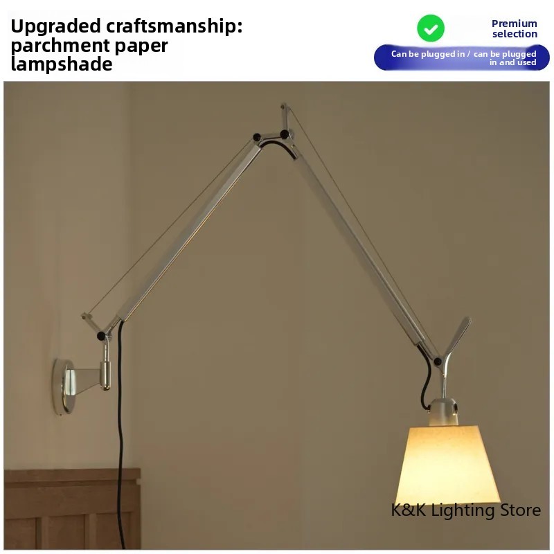 Luminária de parede estilo ind - Wall Mounted Desk Fold avaliação e preço