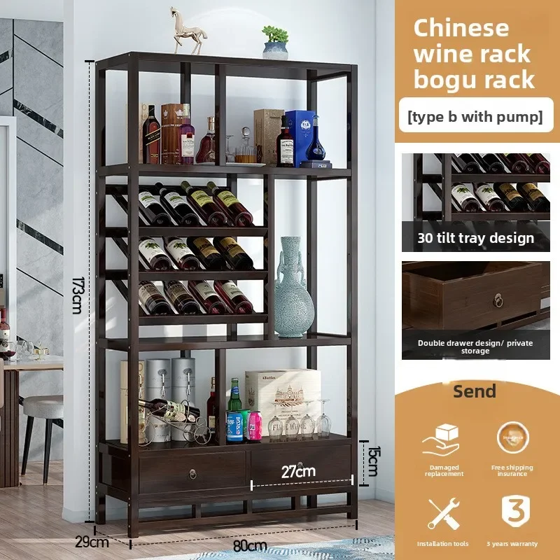 Armário Expositor de Vinho Tin - Room Divider Bamboo avaliação e preço