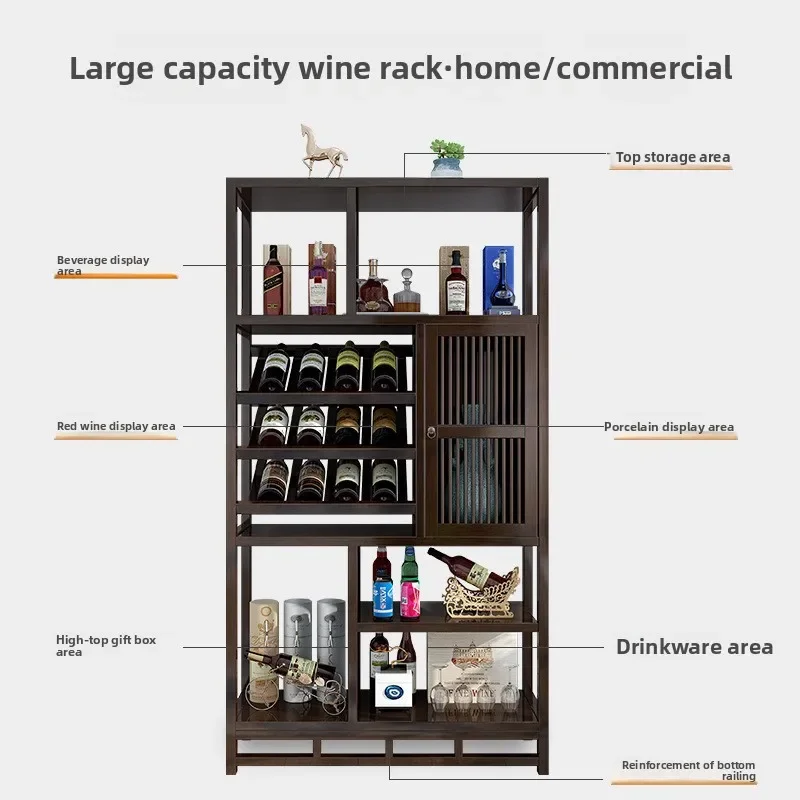 Armário Expositor de Vinho Tin - Room Divider Bamboo avaliação e preço