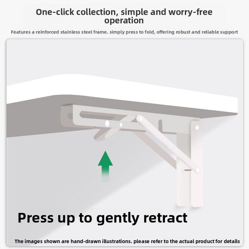 Mesa dobrável de parede, escri - Wall Mounted Desk Fold avaliação e preço