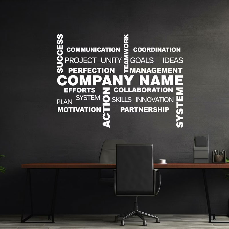 Adesivo de parede com nome com - Office Furniture Names avaliação e preço