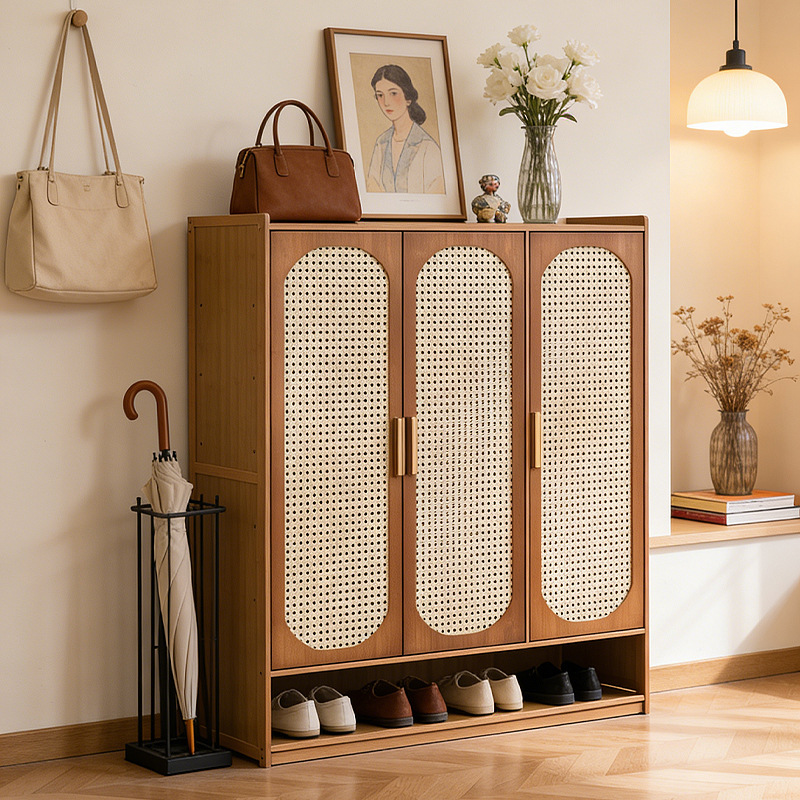 Armário de sapatos de bambu de - Room Divider Bamboo avaliação e preço